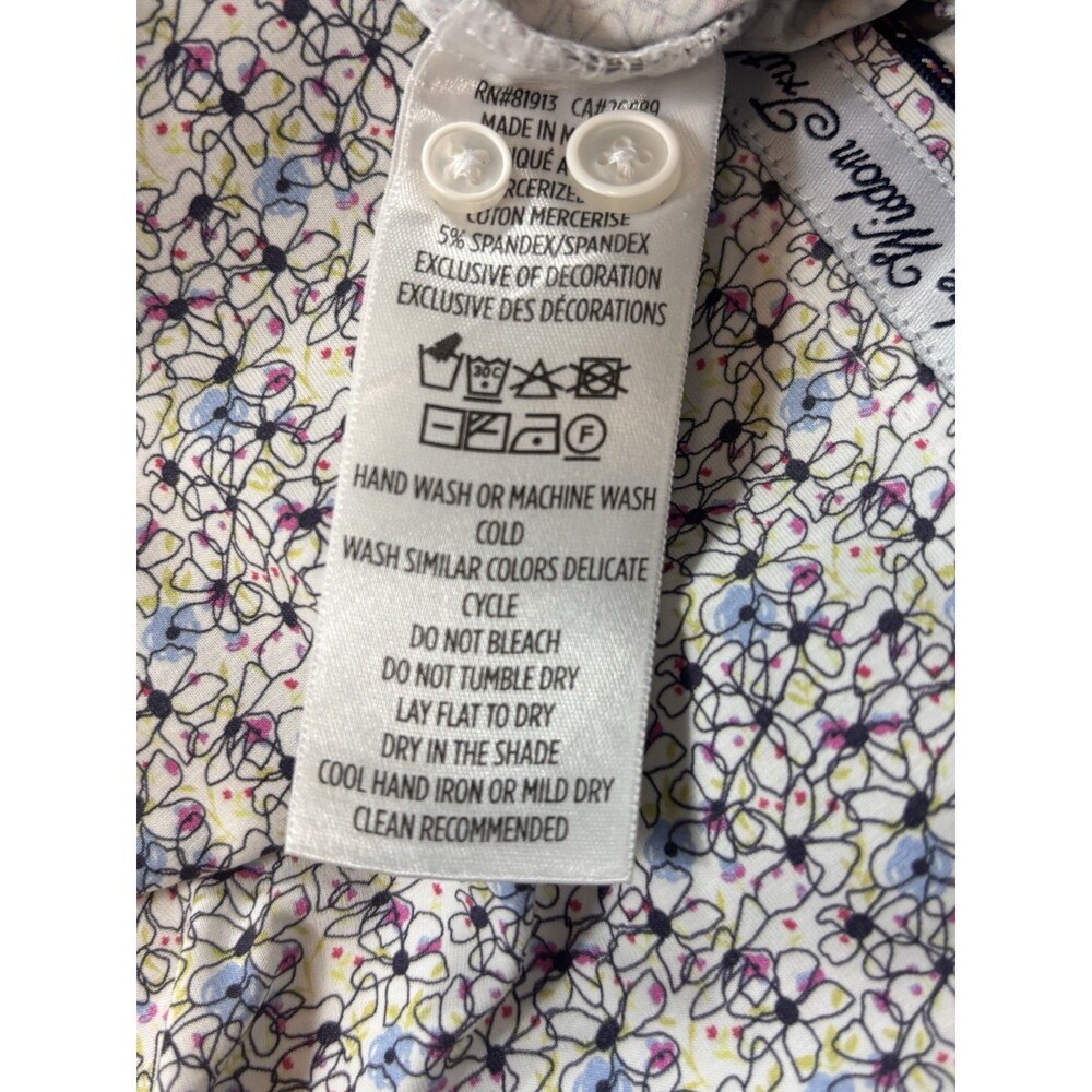 Robert Graham Modern Americana Men Button Shirt XL Floral - Picture 7 of 7